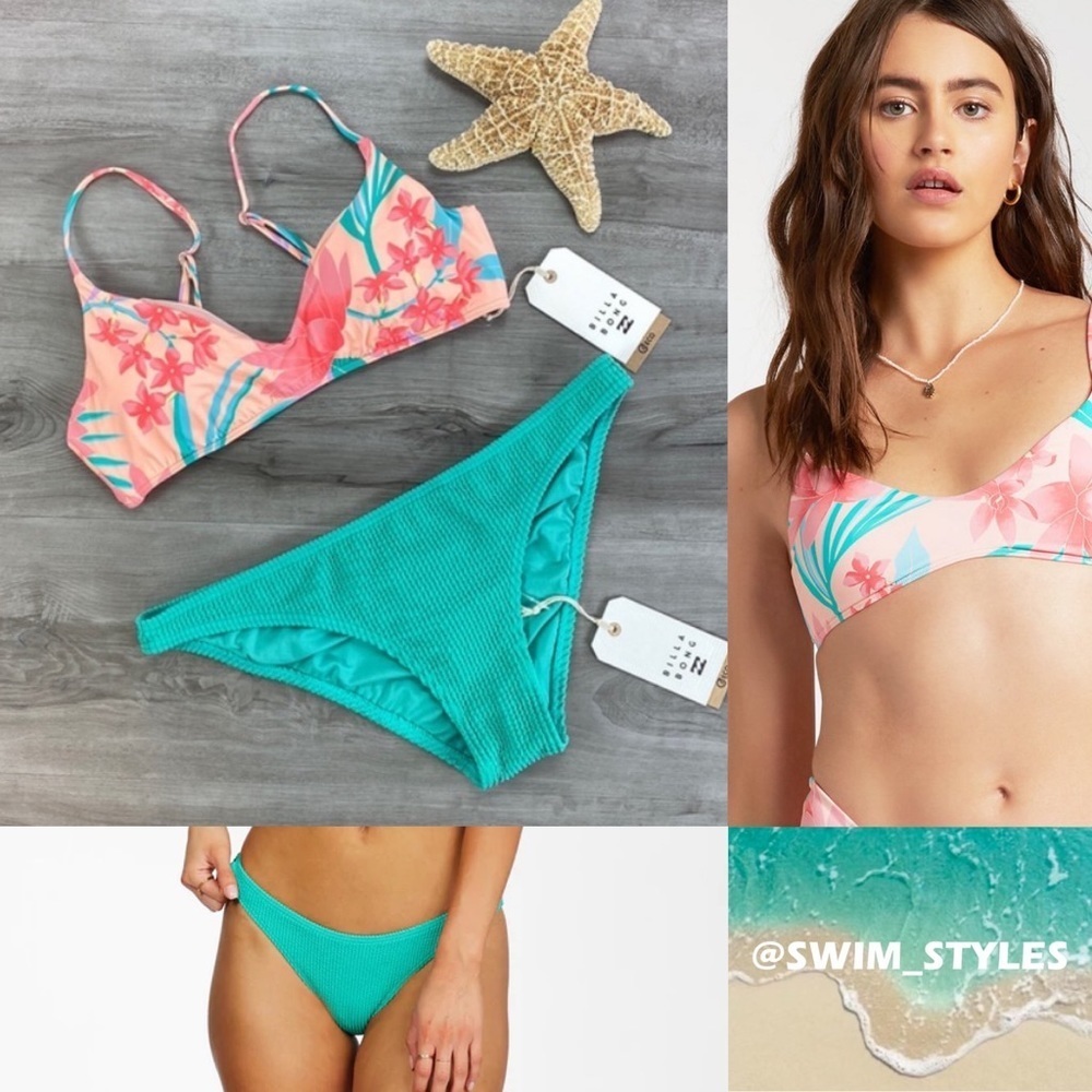 ☀️BILLABONG☀️ LOST IN DAYDREAMS SUMMER HIGH TROPIC BIKINI SET